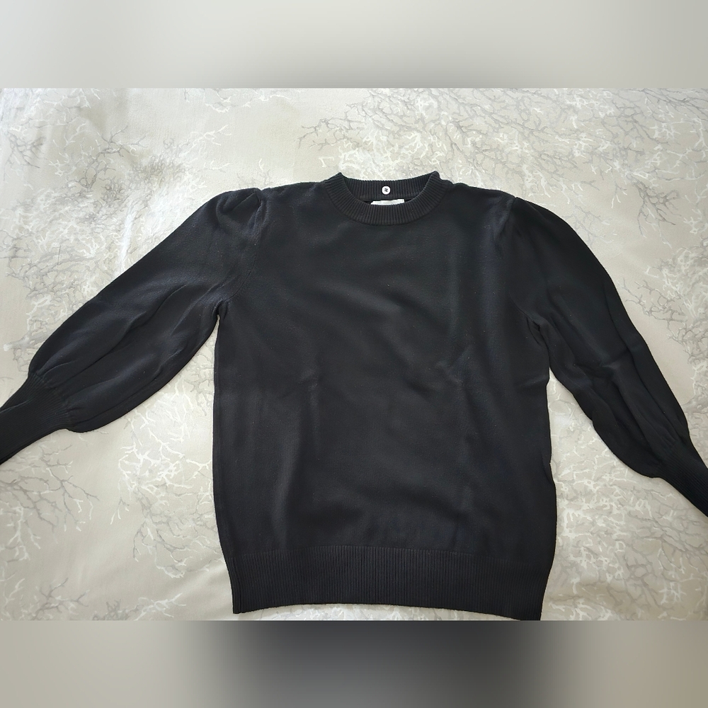 Parachute Black Crewneck Sweatshirt